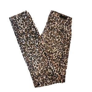 Volcom Super Stoned Skinny Jeans Animal Print size 24